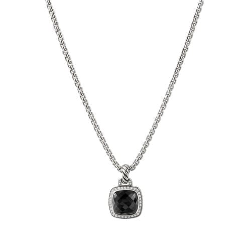 Pendant with Black Onyx and Diamonds