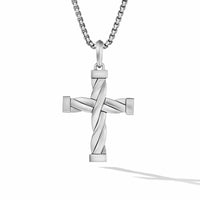 DY Helios Cross Pendant in Sterling Silver