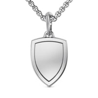 St. Michael Amulet Sterling Silver with 14K Yellow Gold, 26mm