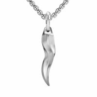 Cornicello Amulet Sterling Silver, 30.6mm