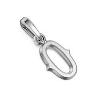 Number Zero Amulet Sterling Silver, 18.6mm