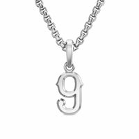 Number Nine Amulet Sterling Silver, 18.6mm