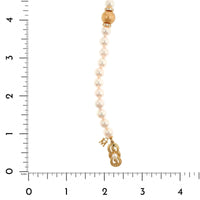 Mikimoto 18K Yellow Gold Akoya Pearl and Diamond Bracelet