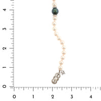Mikimoto 18K White Gold Akoya Pearl and Diamond Bracelet