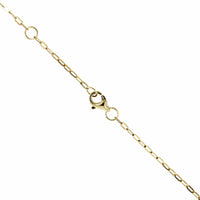 14K Yellow Gold Pearl & Diamond Halo Necklace