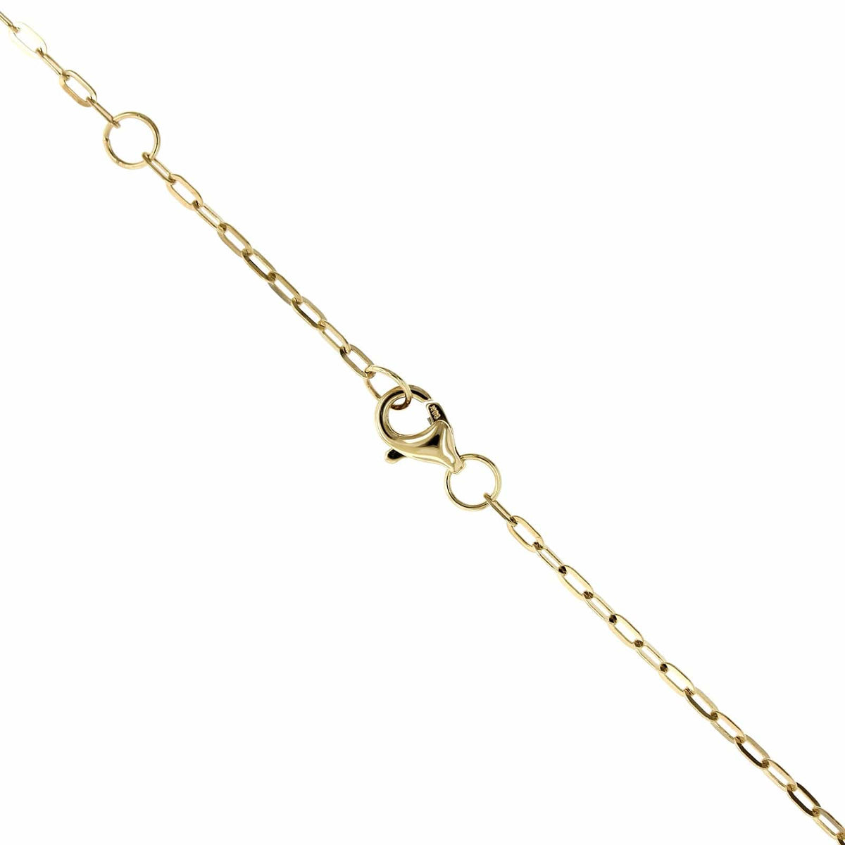 14K Yellow Gold Pearl & Diamond Halo Necklace