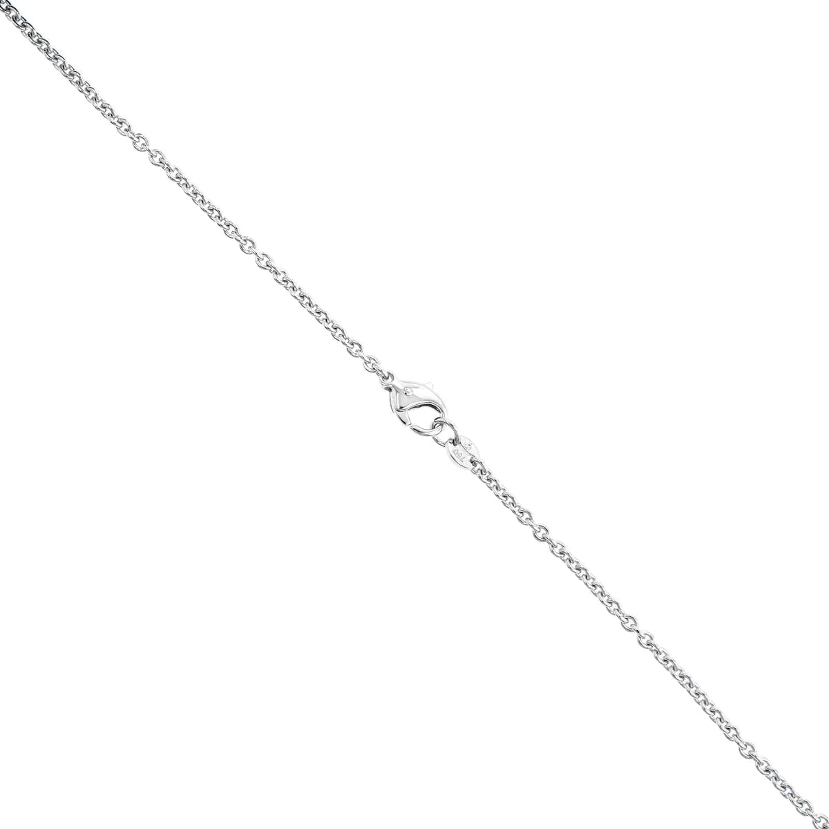 Mikimoto 18K White Gold and Black South Sea Pearl Station Necklace