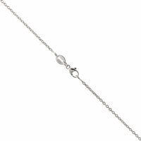 Eclat Jewels Platinum Conch Pearl Diamond Bail Necklace