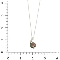 Mikimoto 18K White Gold Black South Sea Pearl And Diamond Pendant