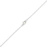 Eclat Jewels Platinum Conch Pearl and Diamond Drop Pendant Necklace