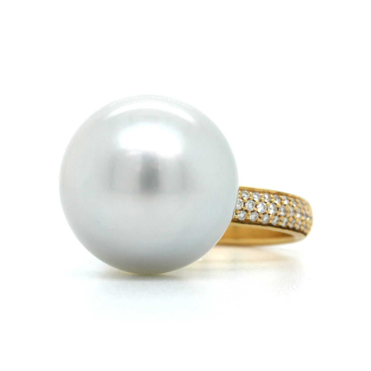 18K Yellow Gold South Sea Pearl Ring