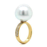 18K Yellow Gold South Sea Pearl Ring