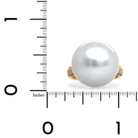 18K Yellow Gold South Sea Pearl Ring