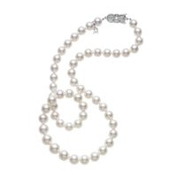 Mikimoto 18K White Gold Akoya Pearl Necklace