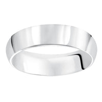 Platinum High Polished Comfort Fit Band
