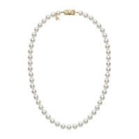 Mikimoto 18K Yellow Gold Akoya Pearl Necklace