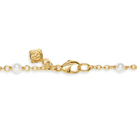 Pearl Classics Station Necklace 18K Yellow Gold, 3.5mm