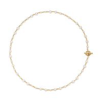 Pearl Classics Toggle Chain Necklace 18K Yellow Gold, 4.5mm