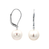 Mikimoto 18K White Gold South Sea Cultured Pearl Classic Drop Earrings
