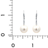 Mikimoto 18K White Gold South Sea Cultured Pearl Classic Drop Earrings