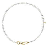 Mikimoto 18K Yellow Gold 5.5x5 Akoya Pearl Necklace