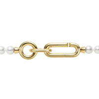 Mikimoto 18K Yellow Gold 5.5x5 Akoya Pearl Necklace