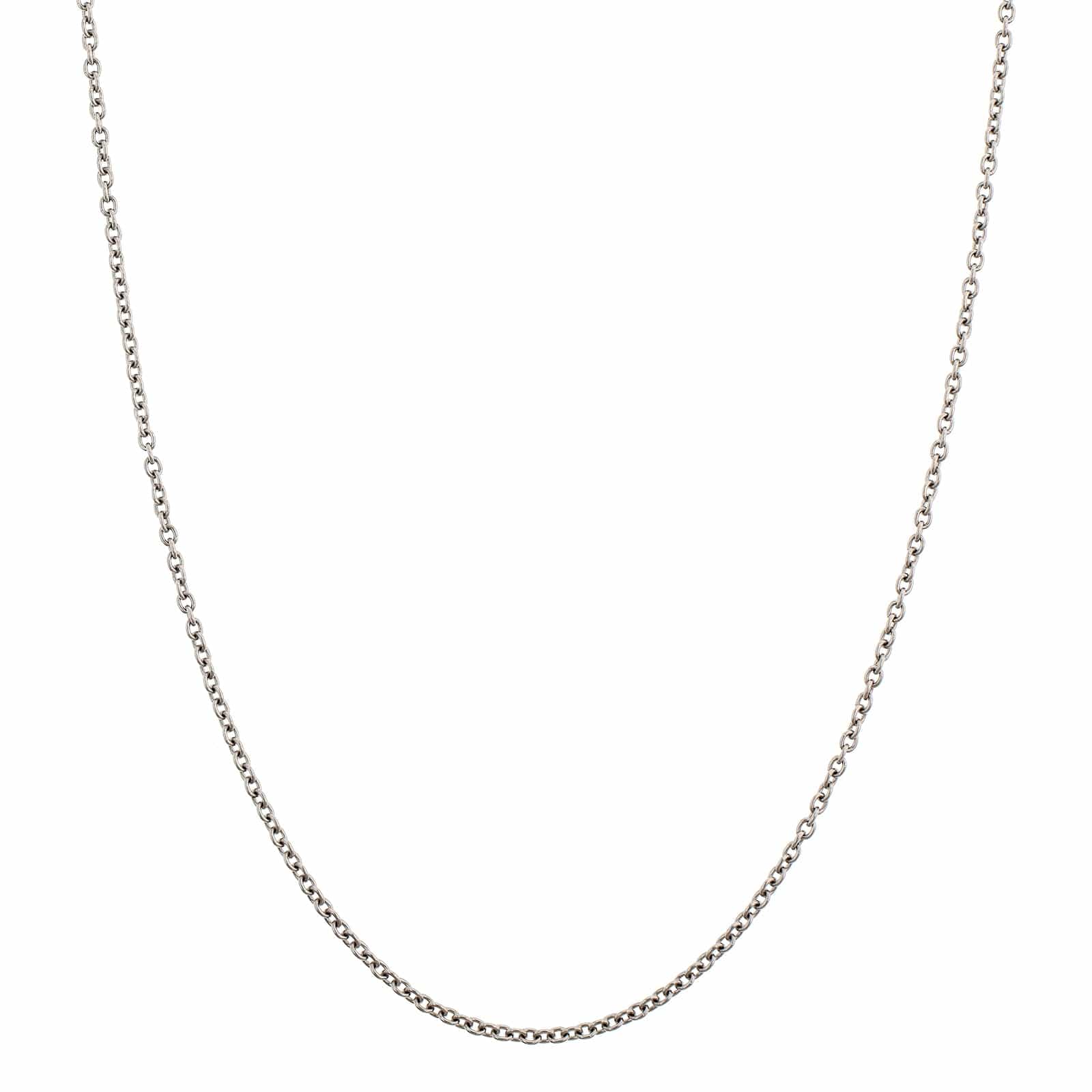 Platinum 16" Cable Link Chain