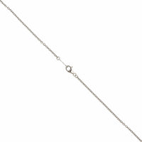 Platinum 16" Cable Link Chain Necklace