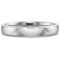 Platinum 4mm High Polished Band