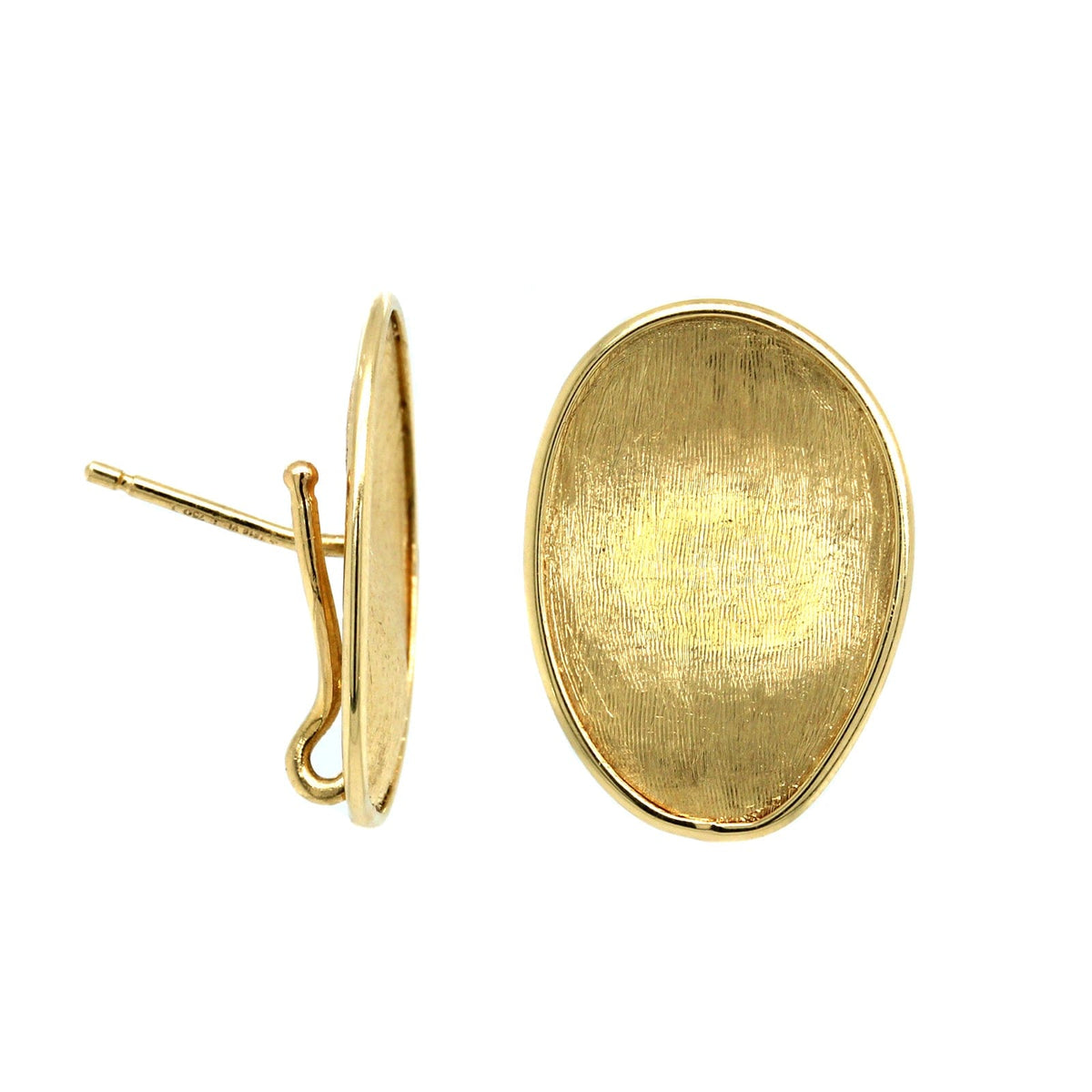 Marco Bicego Pezzi Unici 18K Yellow Gold Aquamarine and Diamond Drop Earrings