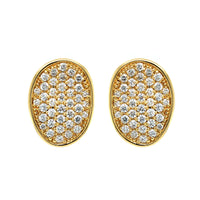 Marco Bicego Pezzi Unici 18K Yellow Gold Aquamarine and Diamond Drop Earrings
