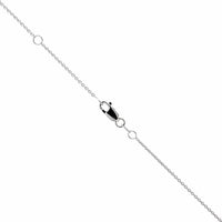 14K White Gold Marquise Aquamarine Pendant Necklace
