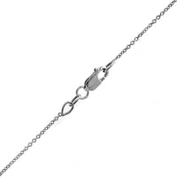 18K White Gold Pear Shape Aquamarine and Diamond Pendant Necklace