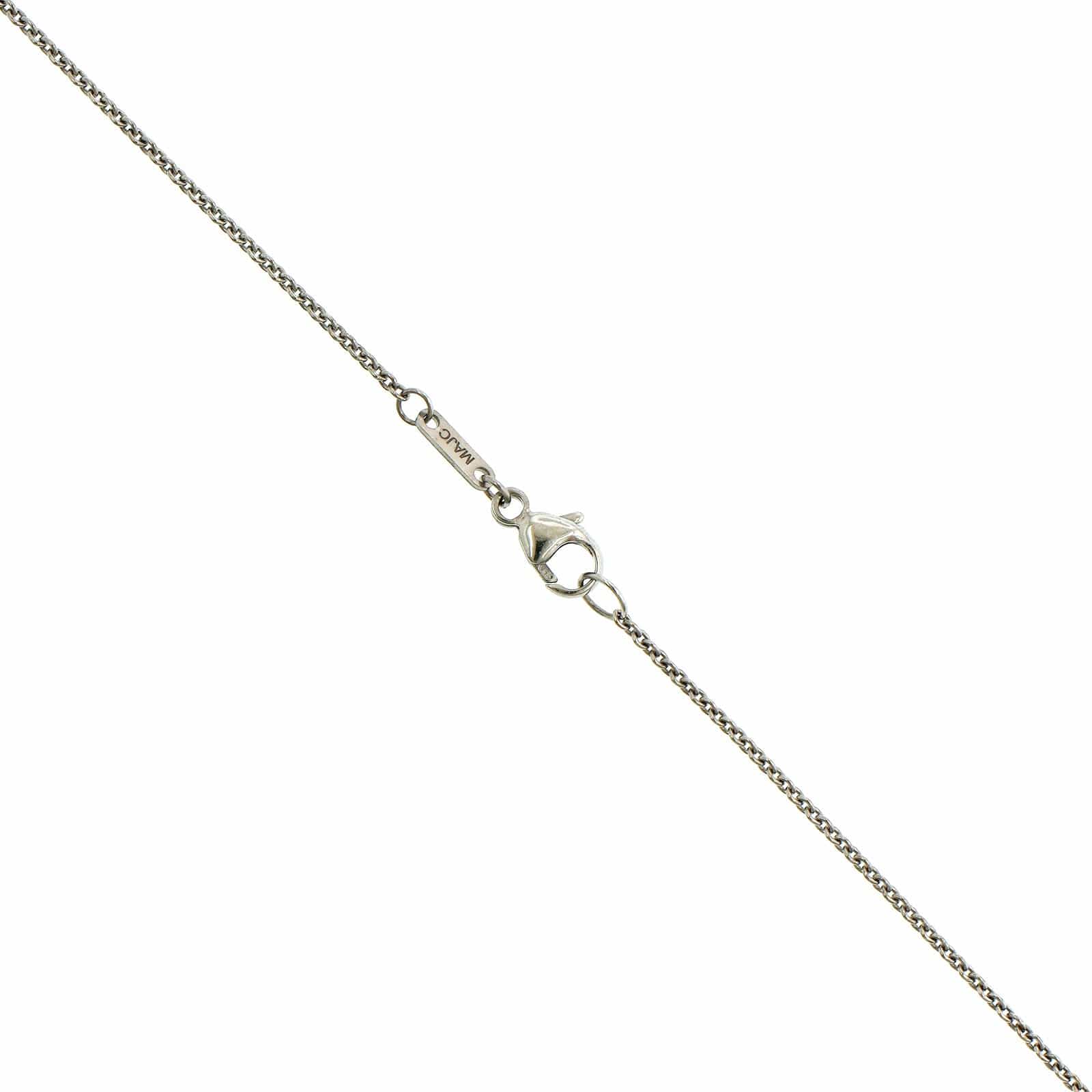 18K Yellow & White Gold Ruby Diamond by the Yard Necklace