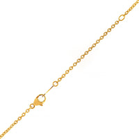 18K Yellow Gold Ruby and Diamond By The Yard Necklace