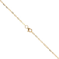 14K Yellow Gold Ruby and Diamond Pendant Necklace