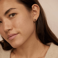 Sorellina 18K Yellow Gold Ruby Strawberry Stud Earrings