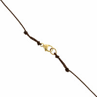 18K Yellow Gold Double Ruby Pendant