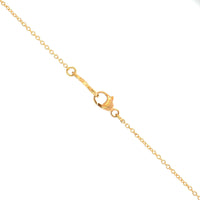 Adel Chefridi 18K Yellow Gold Four Star Charm Wave Pendant