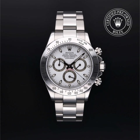 Rolex Certified Pre-Owned Cosmograph Daytona in Oyster, 40 mm, Stainless Steel watch