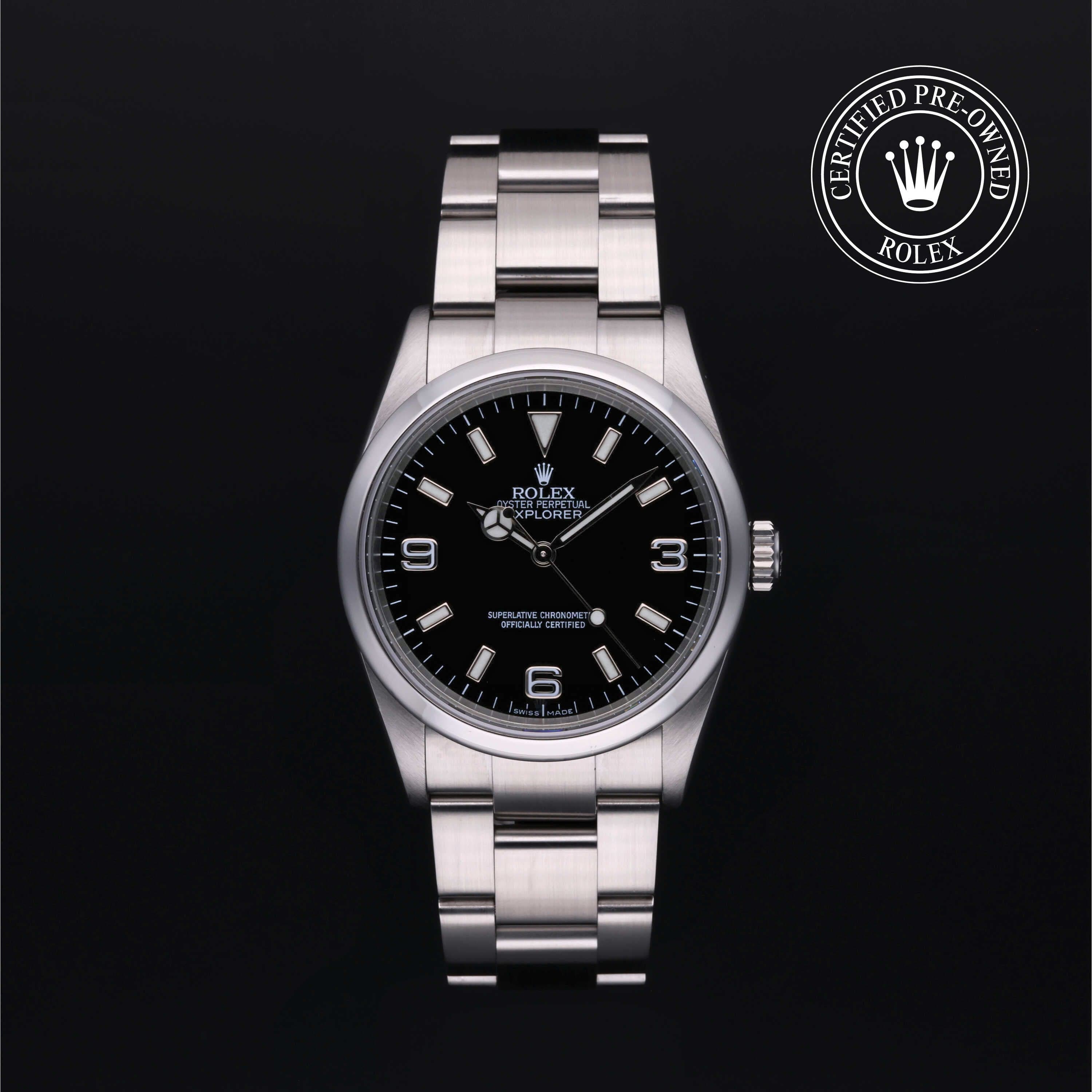 Rolex Certified Pre-Owned Explorer in Oyster, 36 mm, Stainless Steel 114270 watch 