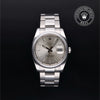 Rolex Certified Pre-Owned Oyster Perpetual in Oyster, 34 mm, Stainless Steel 115200 watch available at Long's Jewelers.