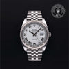 Rolex Certified Pre-Owned Datejust in Oyster, 41 mm, Stainless steel and white gold 126334 watch available at Long's Jewelers.