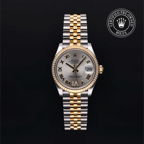 Rolex Certified Pre-Owned Datejust in Jubilee, 31 mm, Stainless Steel and yellow gold 278273 watch available at Long's Jewelers.