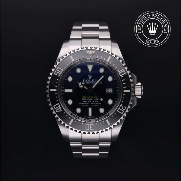 Rolex Certified Pre-Owned Sea-Dweller Oyster, 44 mm, Stainless Steel 116660 watch available at Long's Jewelers.