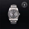 Rolex Certified Pre-Owned Datejust in Oyster, 36 mm, Stainless Steel and white gold 116234 watch available at Long's Jewelers.