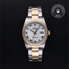 Rolex Certified Pre-Owned Datejust in Oyster, 36 mm, Stainless Steel and yellow gold 16233 watch available at Long's Jewelers.