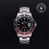 Rolex Certified Pre-Owned GMT Master II in Oyster, 40 mm, Stainless Steel 16710 watch available at Long's Jewelers.