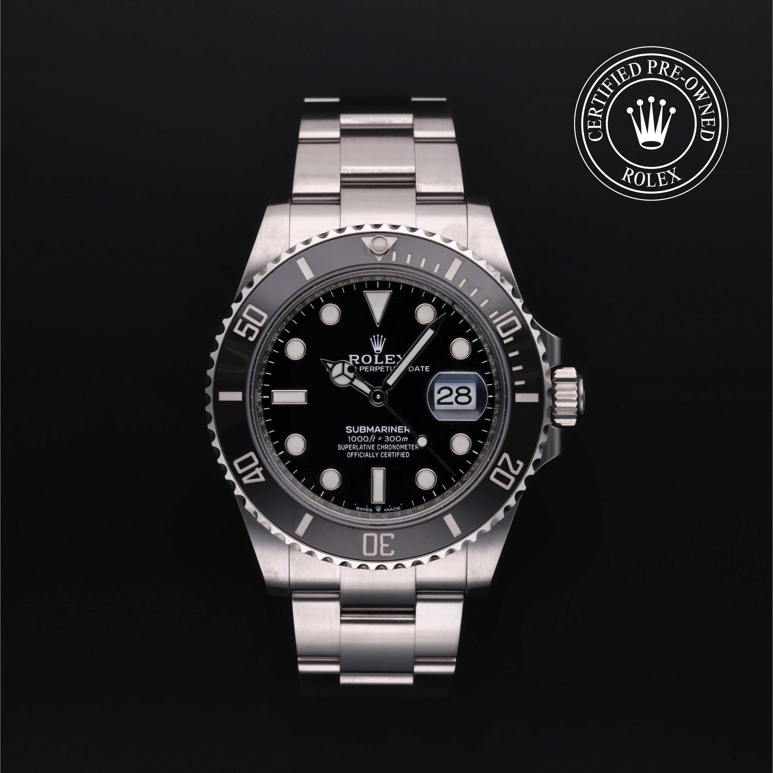 Rolex Certified Pre-Owned Submariner Date in Oyster, 41 mm, Stainless Steel 126610LN watch available at Long's Jewelers.