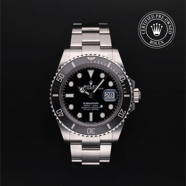 Rolex Certified Pre-Owned Submariner Date in Oyster, 41 mm, Stainless Steel 126610LN watch available at Long's Jewelers.